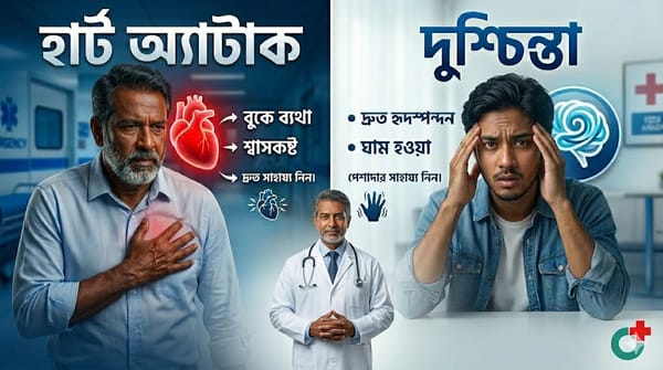 Anxiety আর হার্ট অ্যাটাক—পার্থক্য কী?